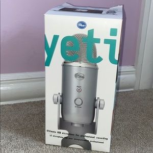 yeti microphone, open box, brand new